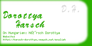 dorottya harsch business card